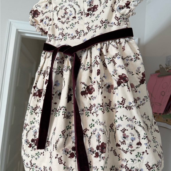 Edgehill Collection Brown Puff Sleeve Sundress - Picture 3 of 6